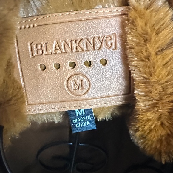 Blank NYC Teddy Jacket in Rich Tan - Picture 6 of 6